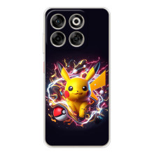 Чохол з Пікачу на ZTE Nubia V70 – Пікачу з м'ячем