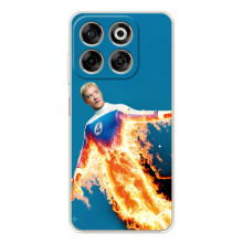 Чохол з принтом Фантастична четвірка для ZTE Nubia V70 – Людина-факел