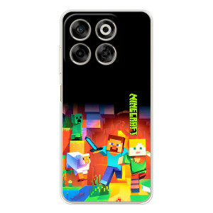 Чехлы для ZTE Nubia V70 (Персонажи Майн Крафт) (Герой Майнкрафт)