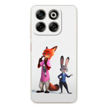 Силіконовий чохол з принтом Зоотрополіс для ZTE Nubia V70 – Джуді і Нік