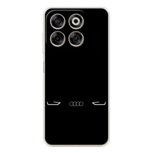 Силиконовый бампер с картинкой машины на ZTE Nubia V70 – Силует Audi