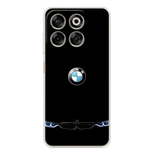 Силиконовый бампер с картинкой машины на ZTE Nubia V70 – Черный BMW