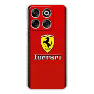 Силиконовый бампер с картинкой машины на ZTE Nubia V70 – Ferrari Logo