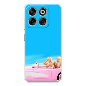 Силиконовый Чехол Барби Фильм на ZTE Nubia V70 (Барби и Кен)
