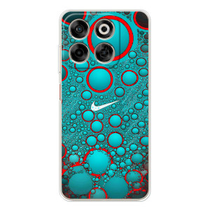 Силиконовый Чехол на ZTE Nubia V70 с картинкой Nike – Найк зеленый