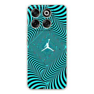 Силиконовый Чехол Nike Air Jordan на Нубиа В70 (Jordan)