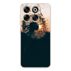 Силиконовый Чехол с одуванчиками на ZTE Nubia V70 – Красивый одуванчик
