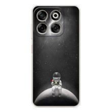 Силиконовый Чехол с принтом "Космонавты" на ZTE Nubia V70