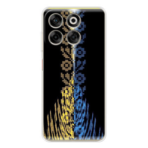 Силиконовый Чехол на ZTE Nubia V70 (Патриотическая вышиванка)