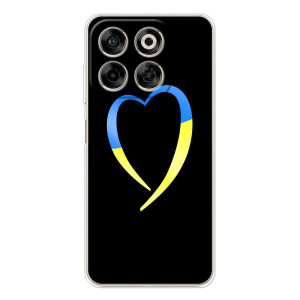 Силиконовый Чехол на ZTE Nubia V70 (Я-Украина) – Украинское сердце