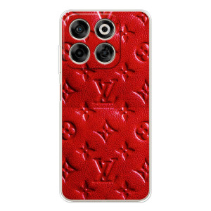 Текстурный Чехол Louis Vuitton для Нубиа В70 (Красный ЛВ)