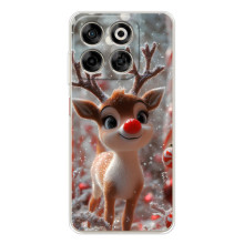 Яскравий чохол для ZTE Nubia V70 з Зимові Оленята