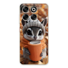 Друкований чохол 'Звірята з кавою' для ZTE Nubia V70