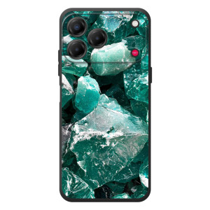 Чехол (Дорого -богато) на ZTE Nubia V80 Design (Изумруд)