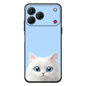 Чехол на тематику: Коты для ZTE Nubia V80 Design (Белый кот)
