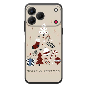 Чехол Санта Клаус для ZTE Nubia V80 Design (Merry Christmas)