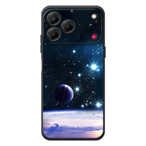 Чехол (ТПУ) с планетами на ZTE Nubia V80 Design (Космический вид)