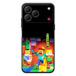 Чехлы для ZTE Nubia V80 Design (Персонажи Майн Крафт) (Герой Майнкрафт)