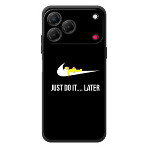 Силиконовый Чехол на ZTE Nubia V80 Design с картинкой Nike (Later)