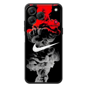 Силиконовый Чехол на ZTE Nubia V80 Design с картинкой Nike (Nike дым)