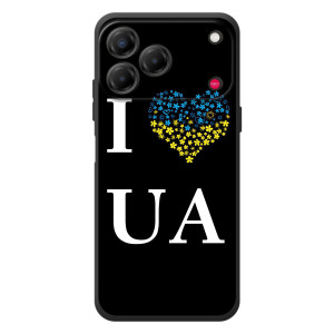 Силиконовый Чехол на ZTE Nubia V80 Design (Я-Украина) (I Love UA)