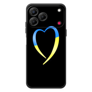 Силиконовый Чехол на ZTE Nubia V80 Design (Я-Украина) (Украинское сердце)