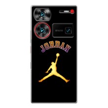 Чехлы для ZTE Nubia Z60 Ultra - с картинкой JORDAN (AlphaPrint) (Jordan Gold)