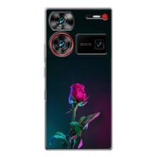 Чехлы с принтом Розочки для ZTE Nubia Z60 Ultra – Ночная роза