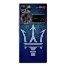 Чехлы с тематикой "Крутые машины" на ZTE Nubia Z60 Ultra – Лого Maserati