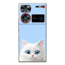 Чохол на тематику: Коти для ZTE Nubia Z60 Ultra – Білий кіт
