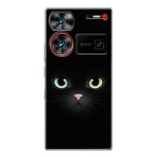 Чохол на тематику: Коти для ZTE Nubia Z60 Ultra – Чорний Котик