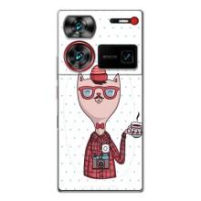 Чохол на тематику: Коти для ZTE Nubia Z60 Ultra – Кіт аристократ