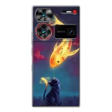 Чохол на тематику: Коти для ZTE Nubia Z60 Ultra – Зустріч
