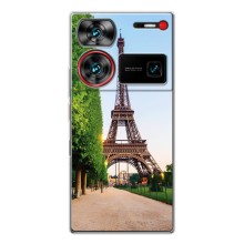 Чехол Эйфелева Башня для ZTE Nubia Z60 Ultra - (AlphaPrint) (Дорога в Париж)