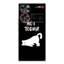 Бампер з зображенням Котиків для Нубія З60 Ультра – Not Today