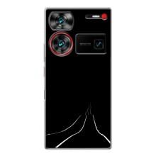 Чохол з картинками на чорному фоні для ZTE Nubia Z60 Ultra – Дорога