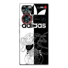 Чехол в стиле "Адидас" для Нубия З60 Ультра – Adidas шнурки
