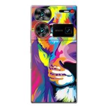 Чохол з картинкою на ZTE Nubia Z60 Ultra – Яскравий Лев