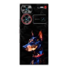 Бампер для ZTE Nubia Z60 Ultra с картинкой "Песики" – Собака Мопс