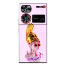 Чехол с Прикольным принтом на ZTE Nubia Z60 Ultra – АРТ Статуя