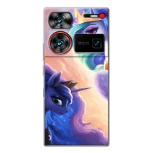 Чехол для Нубиа З60 Ультра - (Единорожки - Новинки) (AlphaPrint) (Единорожки)