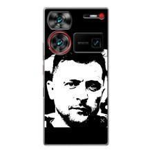 Чехол для ZTE Nubia Z60 Ultra (AlphaPrint - с принтом Зеленского)
