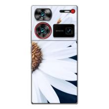 Чохол з ромашками на ZTE Nubia Z60 Ultra – Пів ромашки
