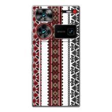 Силиконовый Чехол на ZTE Nubia Z60 Ultra с картинкой Вышиванки – Вышиваночки
