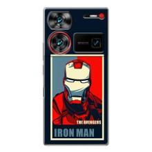 Чохол Супергерой Залізна Людина на ZTE Nubia Z60 Ultra – Art Iron man