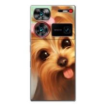 Чехол (ТПУ) Милые собачки для ZTE Nubia Z60 Ultra – Йоршенский терьер