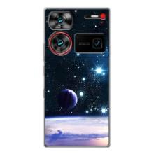 Чехол (ТПУ) с планетами на ZTE Nubia Z60 Ultra – Космический вид