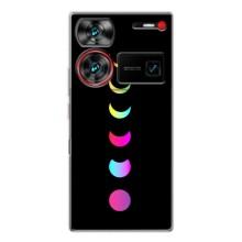 Чехол (ТПУ) с планетами на ZTE Nubia Z60 Ultra – Полнолуние
