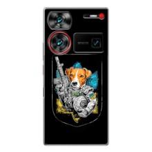Чохол з принтом для ZTE Nubia Z60 Ultra – Патрон Воїн