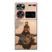 Чехол как приручить дракона на ZTE Nubia Z60 Ultra (Фильм дракон)